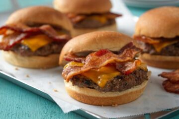 Maple Bacon Beer Burger