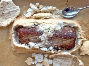 how to salt a crust steak