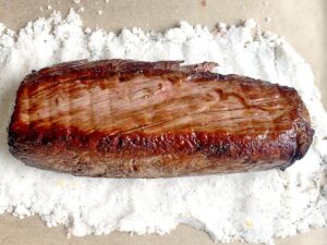 salt crusted steak