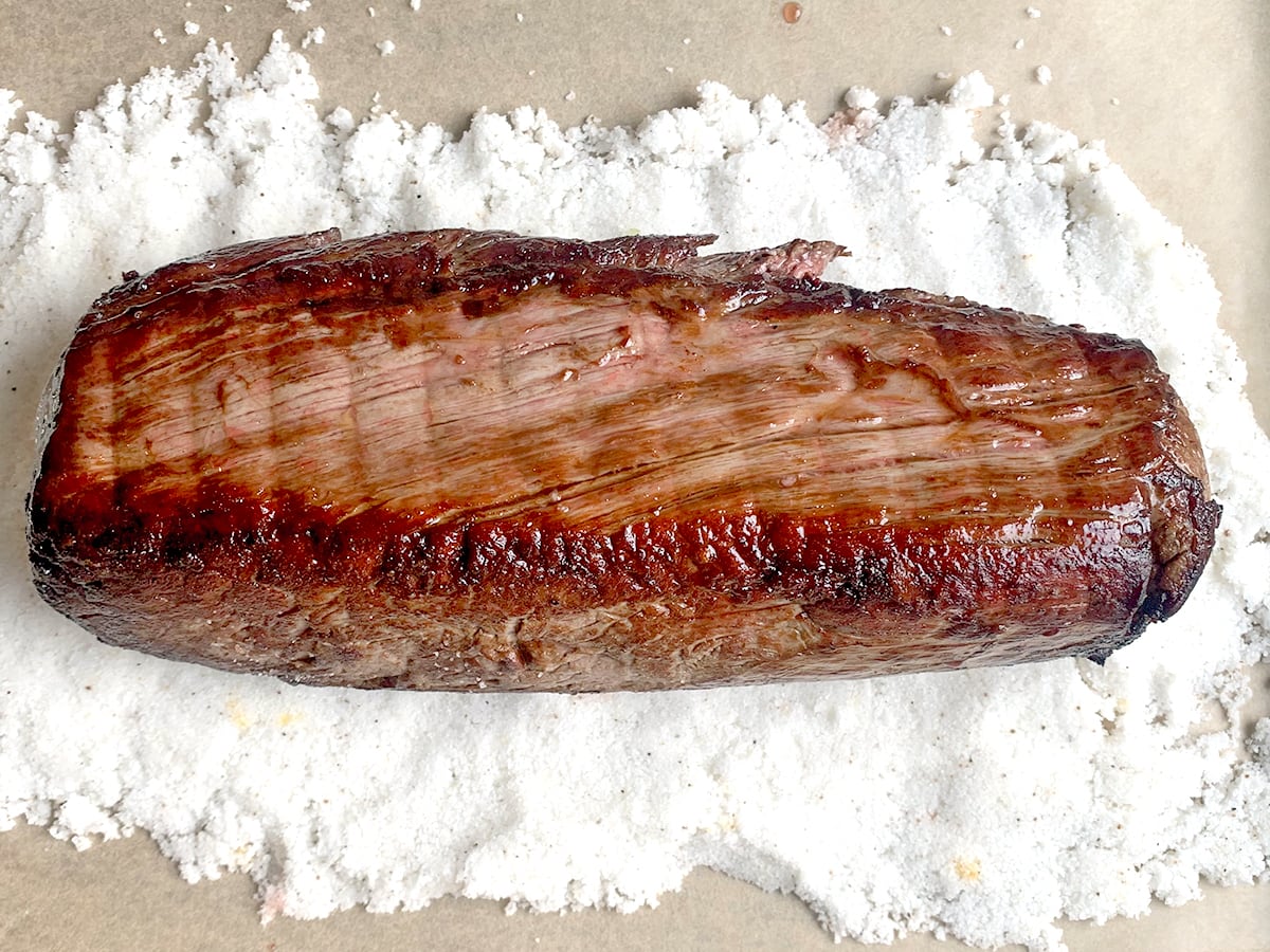 salt crusted steak